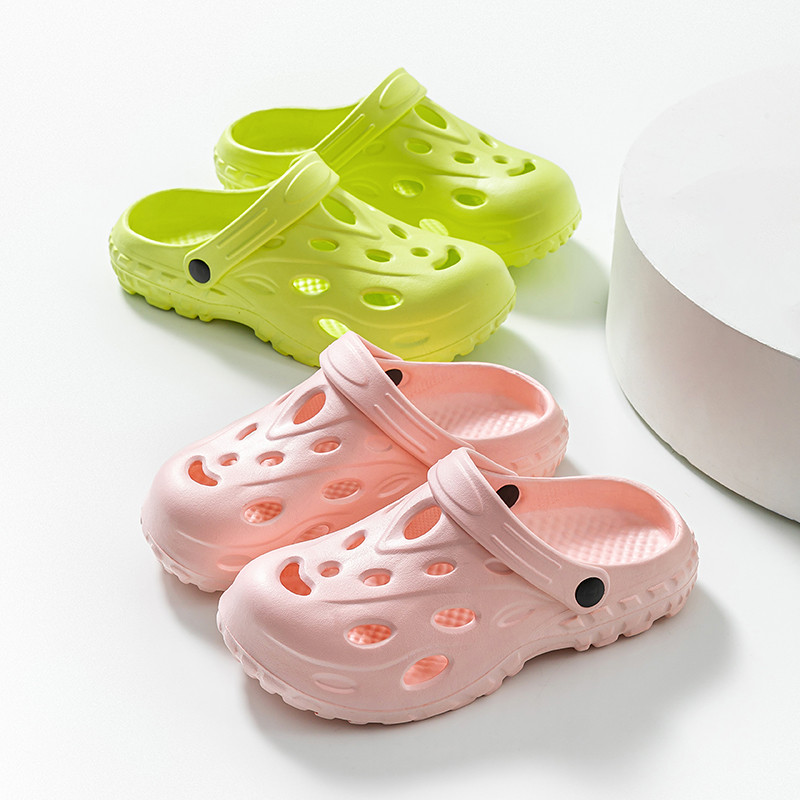2025 novo estilo buraco sapatos sandálias femininas chinelos femininos exterior usar sapatos de praia sandálias feminina