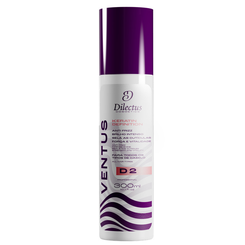 Progressiva Keratin D Ventus D2 Alisamento Profissional Queratina Salão 300ml