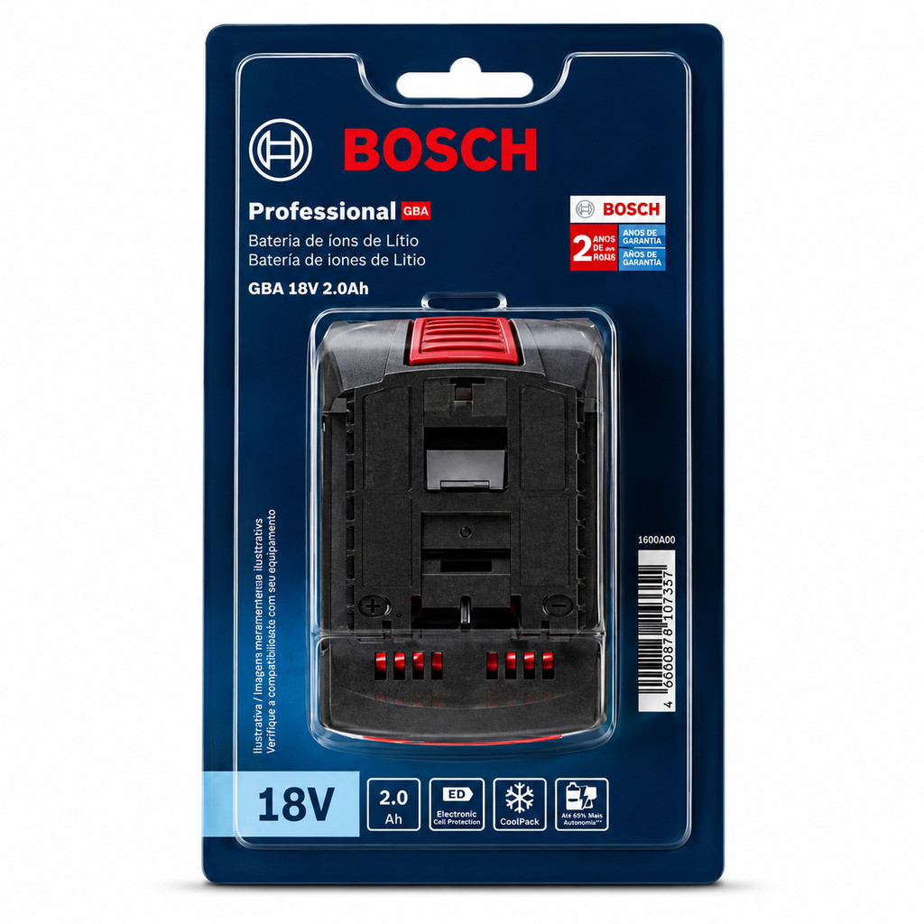 Bateria GBA 18V 2,0Ah Bosch LI-ION Íons de Lítio