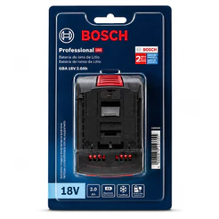 Bateria GBA 18V 2,0Ah Bosch LI-ION Íons de Lítio