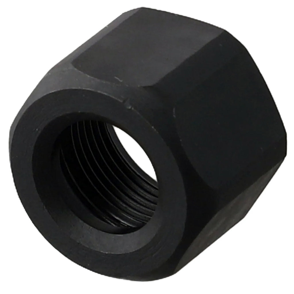 Porca Trava Rosqueada de Tupia para Pinça 8mm Rosca 13mm Aço Reforçado