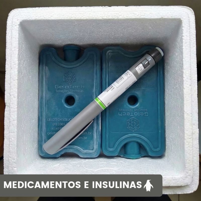 Kit 5 Gelo Reutilizável 200ml Até 8h Gelado Não Molha | GeloTech Rígido Gel Artificial Atóxico — imagem 2 de 2