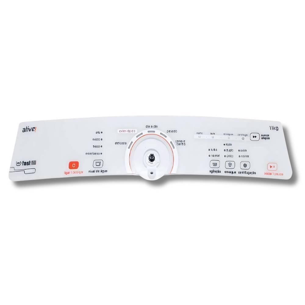W10463578 Conjunto painel com interface para lavadoras Brastemp BWG11 - Original