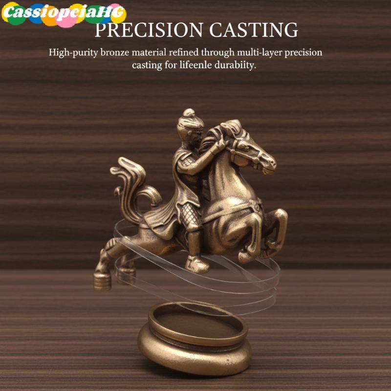 (Cassiopeiahg) Escultura De Mesa De Cavalo De Bronze , Ornamento Criativo De Artesanato De Metal Para Sala De Estar , Es