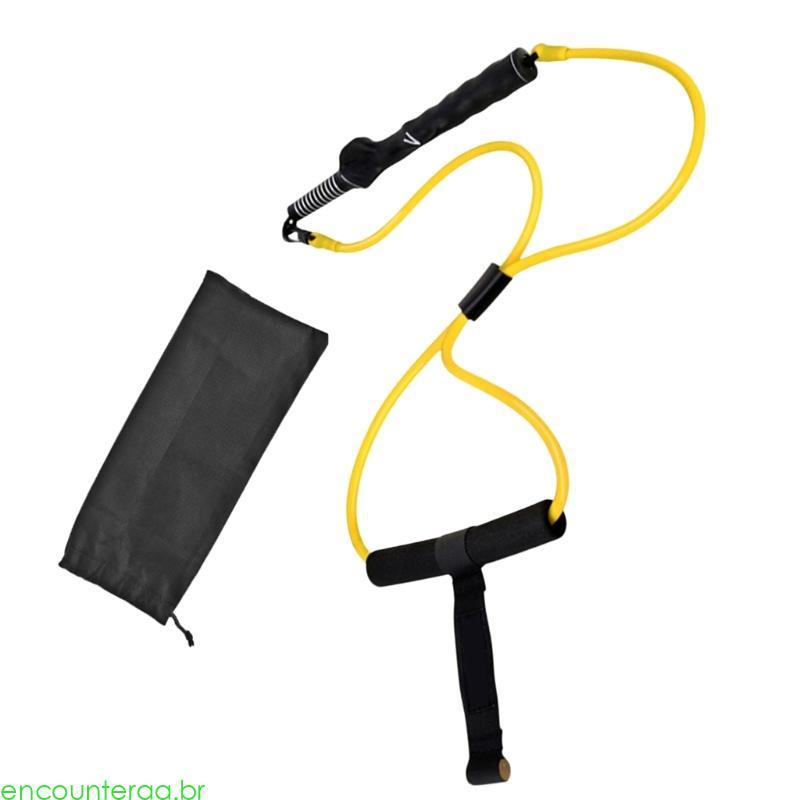Encontros Exercícios De Assistência De Golfe Ajustáveis Corda Indoor Golf Swing Trainer Prática Treinamento Aids Resistê