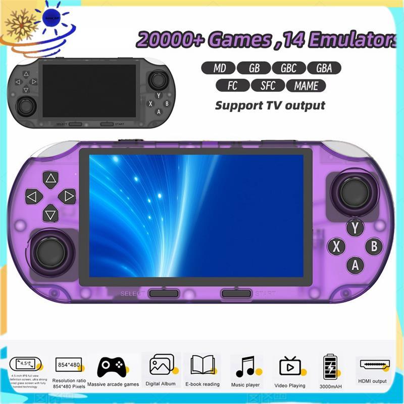 [Le's Shop] SF3000HD Retro Game Console 64GB 20.000 + Jogos Tela IPS De 4.5 Polegadas Suporta TV-Out E-Reader Vários Sim