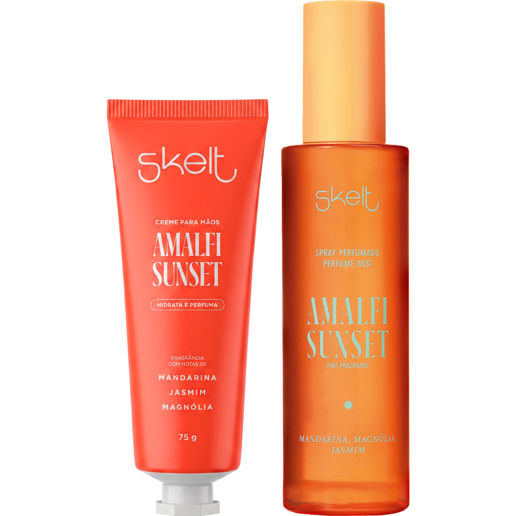 Kit Creme de Mão + Body Splash Amalfi Sunset