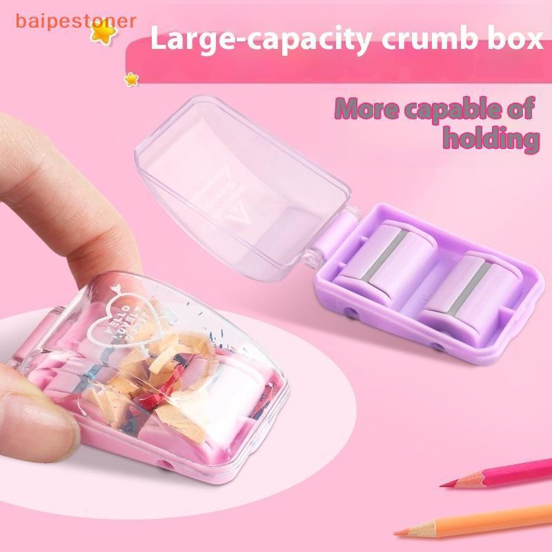 [baipestoner] 1 Peça De Borracha Fofa Manual Varredor De Mesa Mini Coletores De Migalhas Aspirador De Pó Portátil Presen