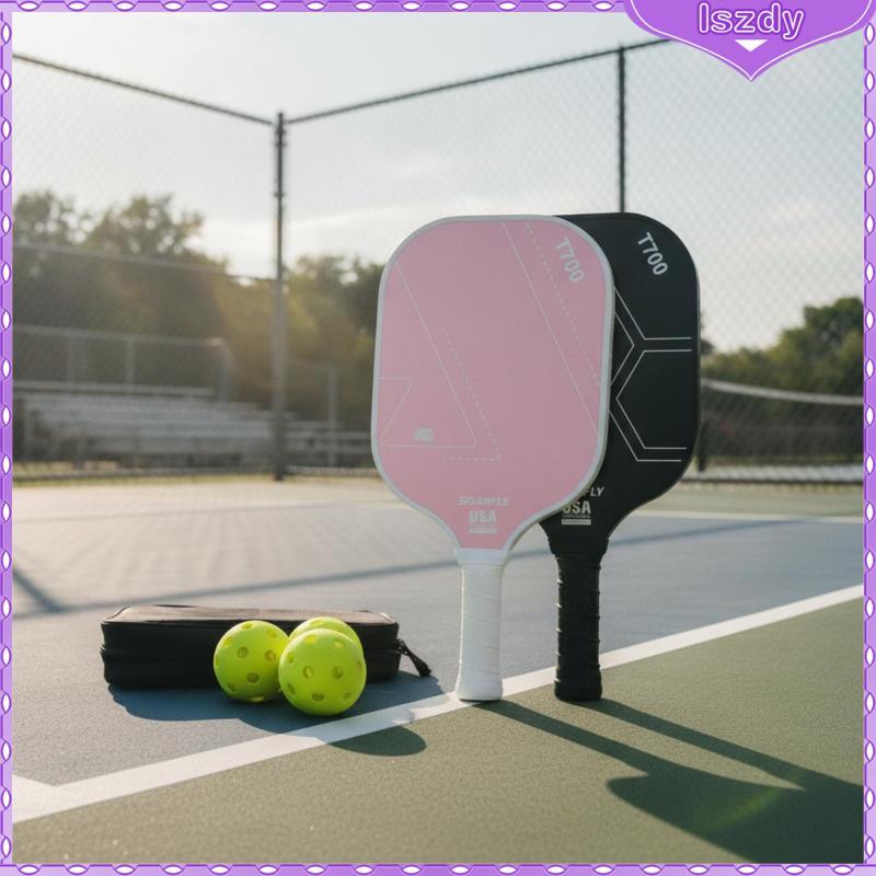 [Lszdy] Conjunto De Remo De Pickleball De 2 Peças Com Bolsa Longa Duração Raquete Balanceada Ampla Zona De Rebatidas Ide