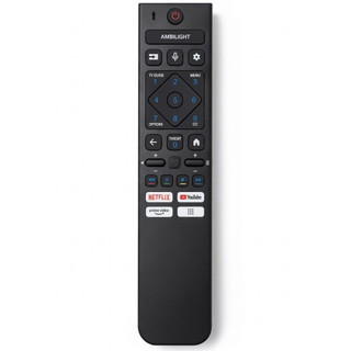 Controle Remoto Compatível com Smart TV Philips Ambilight 4K LED 50PUG7019 sem comando de Voz