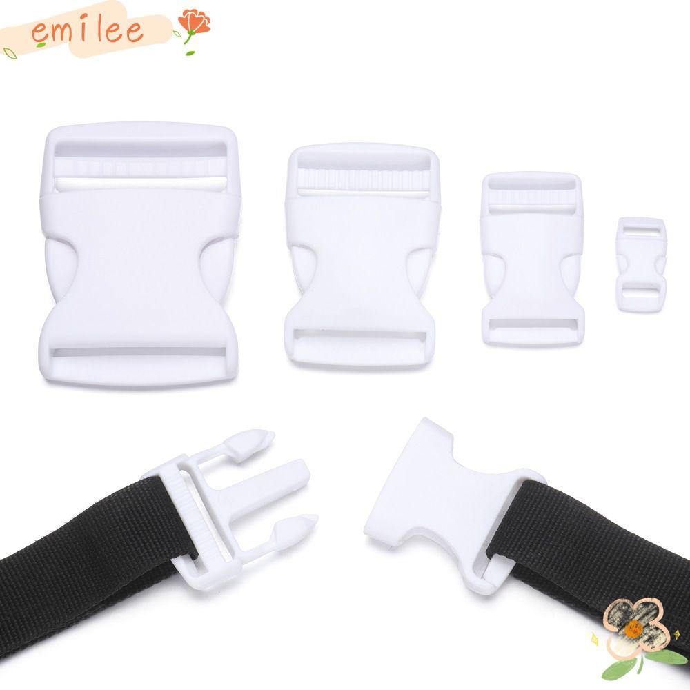 EMILEES 2/5/10/20/30pcs Fivelas De Liberação Lateral Ajustáveis 6 Tamanhos Trava De Pulseira Paracord De Alta Qualidade