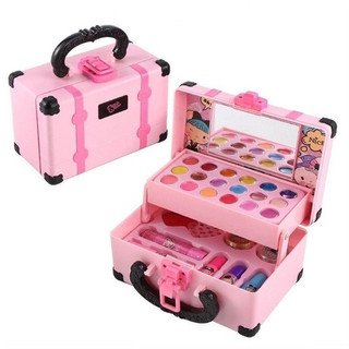 Kit De Maquiagem De 32 Peças Para Crianças Conjunto Lavável/Portátil Meninas 34RJ 7ECI 2SF2