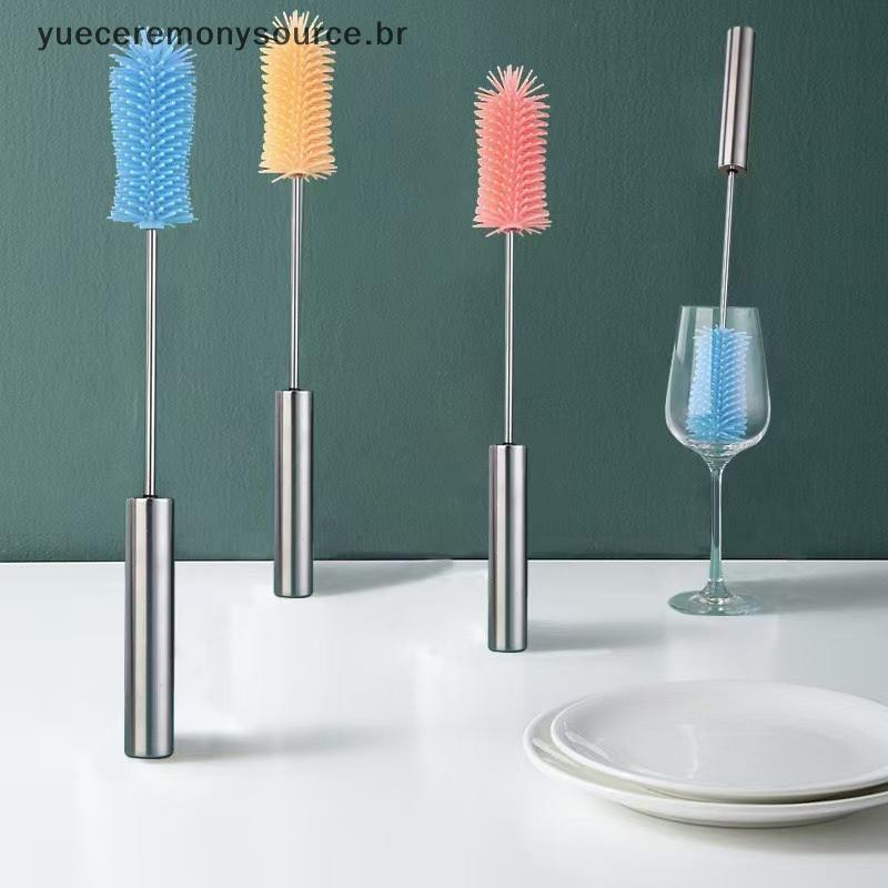 # yuece Escova De Garrafa De Leite De Silicone , Purificador De Copo , Limpador De Vidro , Ferramenta De Limpeza De Cozi