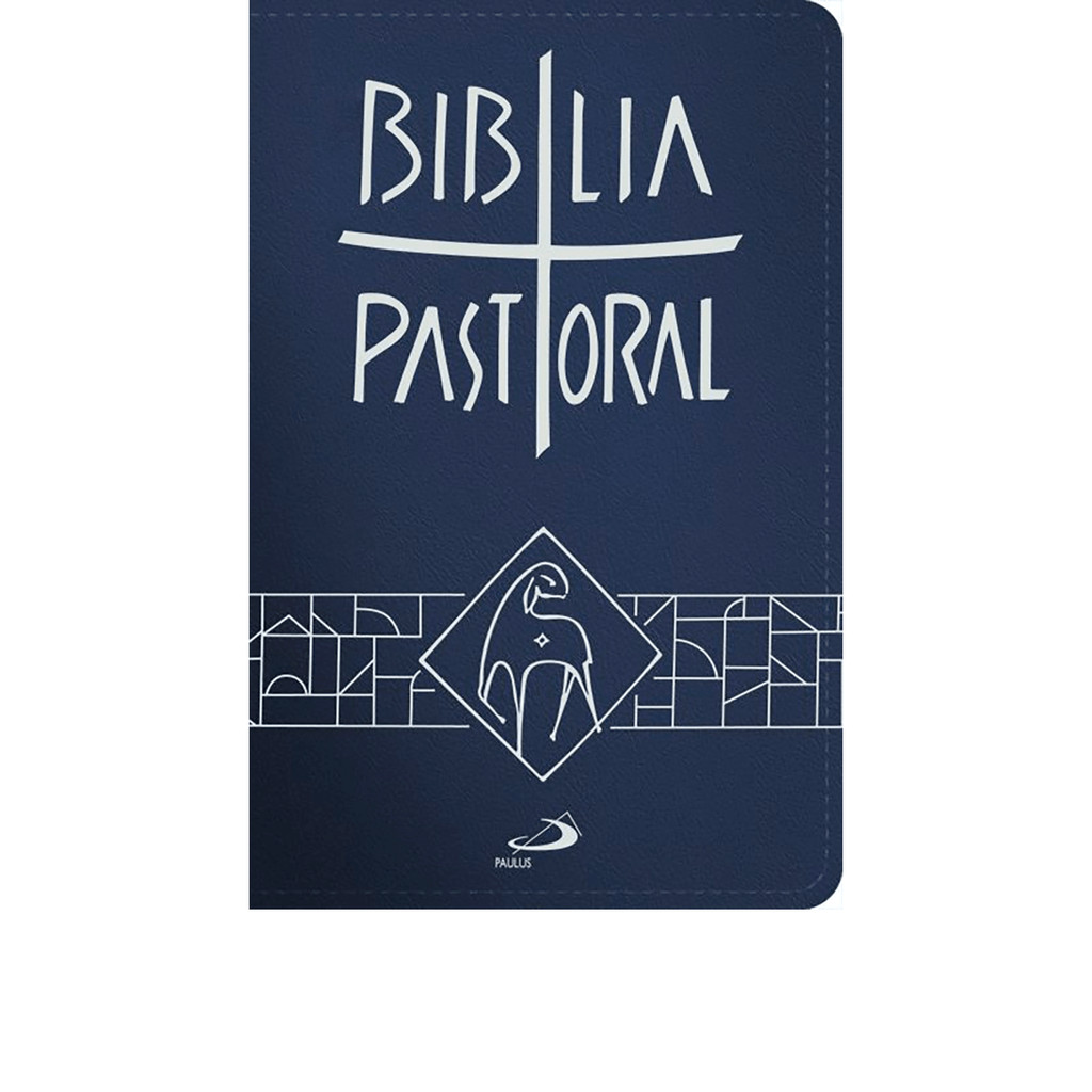 Bíblia Azul Bolso Editora Pastoral com Zíper Completa Católica Antigo e Novo Testamento em Oferta na Shopee