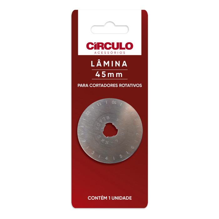 Lâmina Disco De Cortador Circular 45Mm Circulo  Patchwork Patchwork Alta Performance e Durabilidade