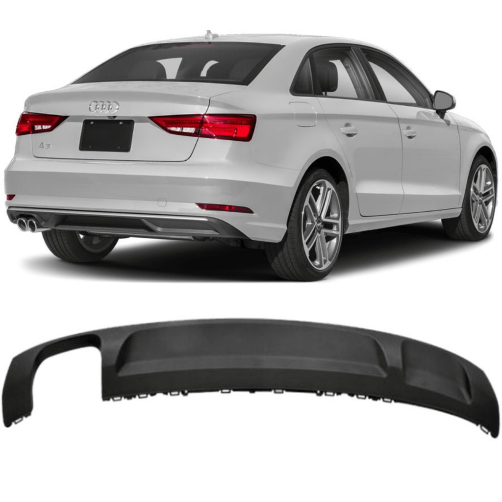 Saia Spoiler do Parachoque Traseiro Audi A3 Sedan de 2013 À 2016