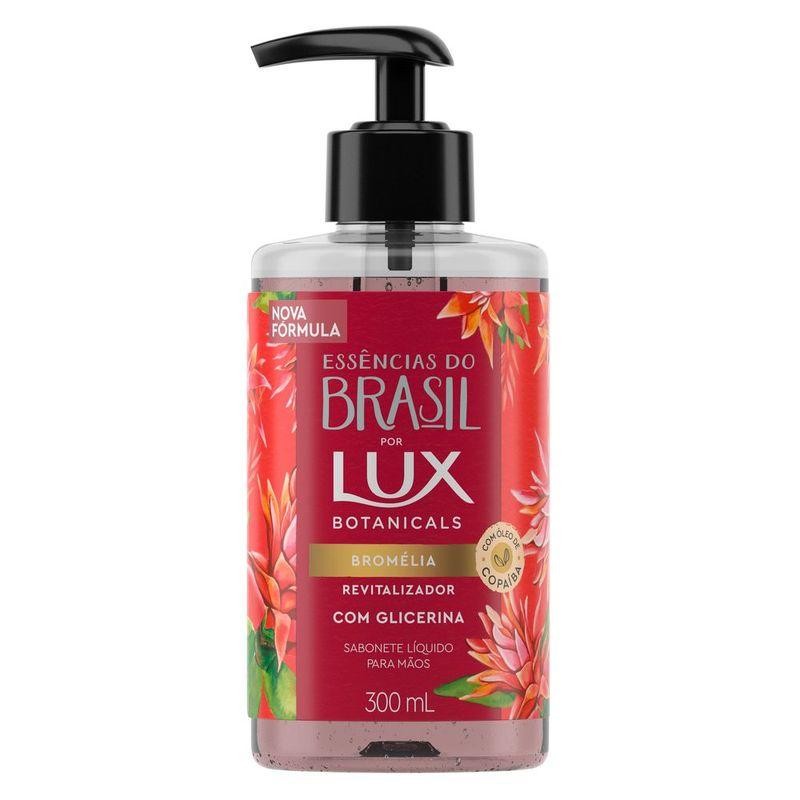 Sabonete Líquido para Mãos Lux Botanicals Essências do Brasil Bromélia 300ml em Oferta na Shopee