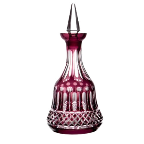 Licoreira de Cristal Lapidado Artesanal Strauss
