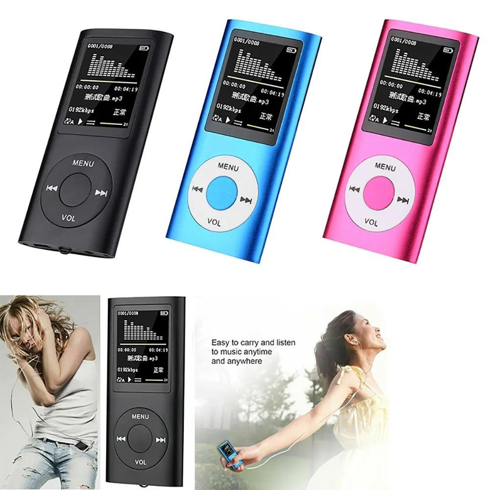 MX-890 Classic Mp4 Player Com Tela De Alta Definição De 1.8 Polegadas Video Mp3 E-book Estudante Walkman Rádio FM Gravaç