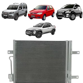 Condensador Fiat Idea/Palio/Siena/Strada 1.0/1.4 Doblo 2009 2010 2011 2012 2013 2014 2015 2016 2017 2018 em Oferta na Shopee