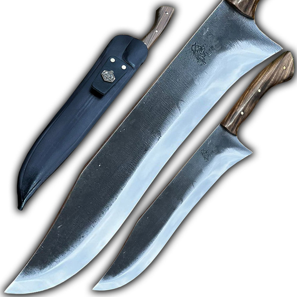 Faca Bowie 4mm Brutforge Bushcraft  Mato Robusta 12 Pol