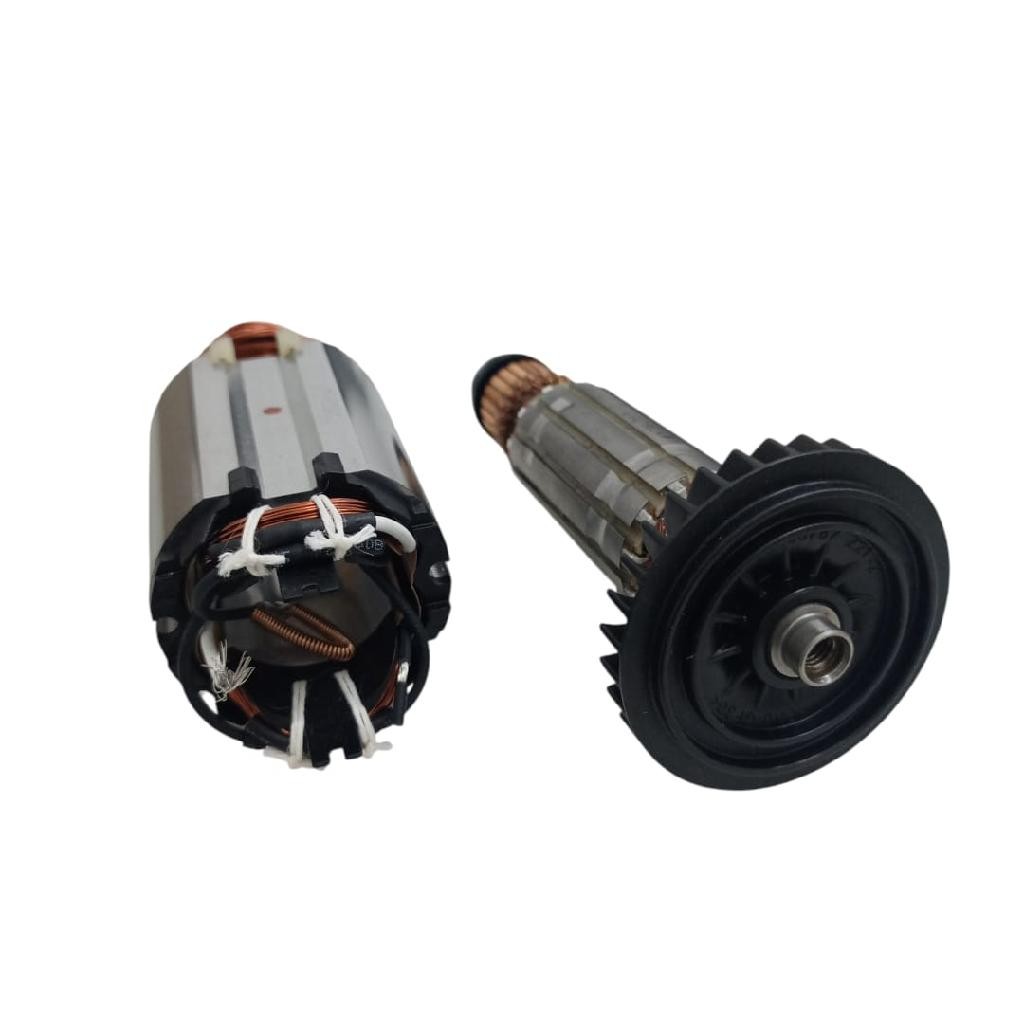 Induzido + Bobina 127v Makita Para Retifica Modelo Mgd102 / M9100