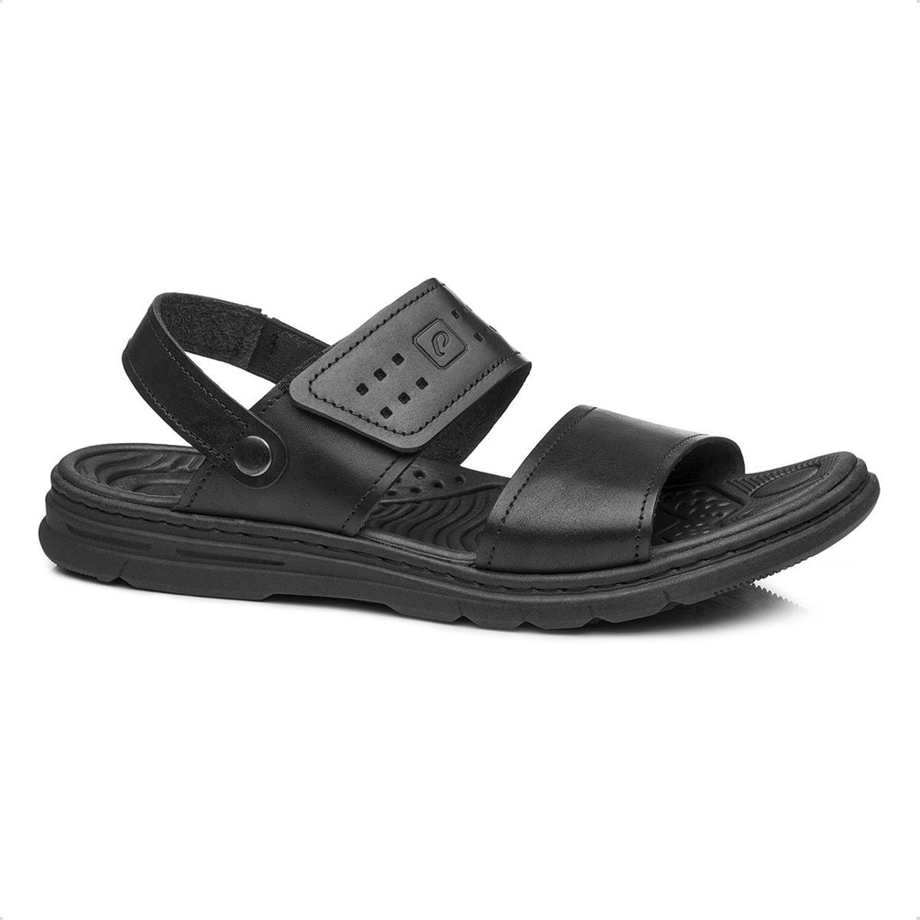 Sandália Pegada Masculina Couro 2 em 1 134203 em Oferta na Shopee