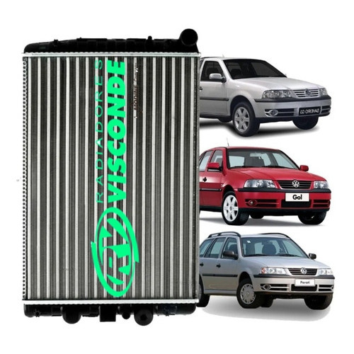 Radiador Visconde Vw Gol Saveiro Voyage Ap 1998 a 2007 em Oferta na Shopee