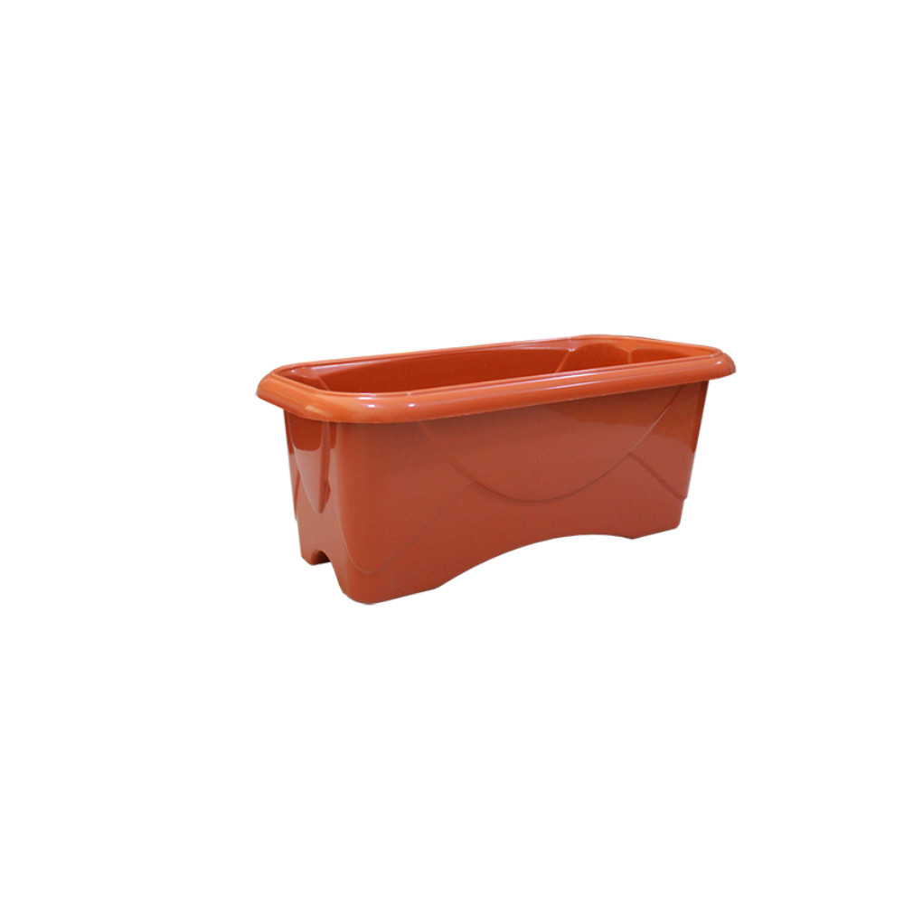 Vaso Floreira Jardineira Preta 3,7 Litros Resistente para Horta Mudas Cactos Suculentas Ervas