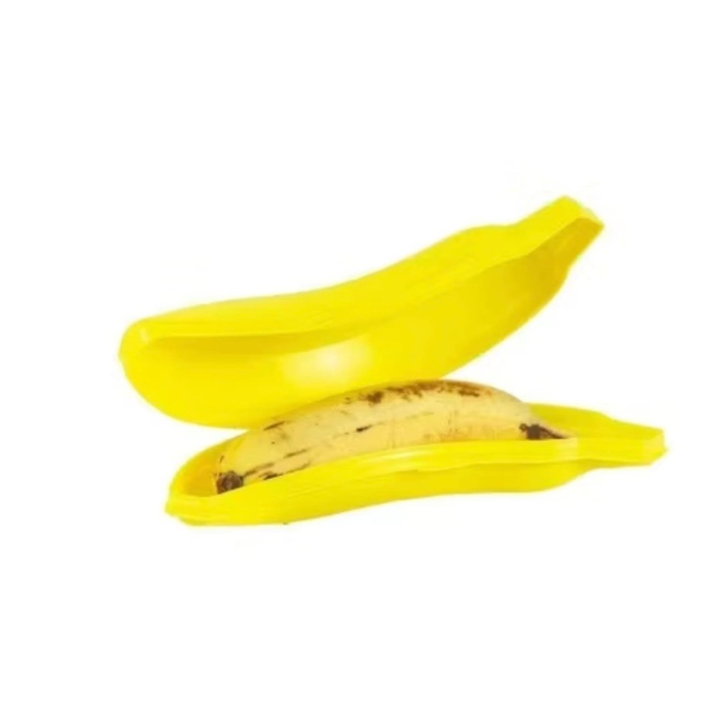 Porta Banana Amarelo em Plástico Plasutil Porta Fruta