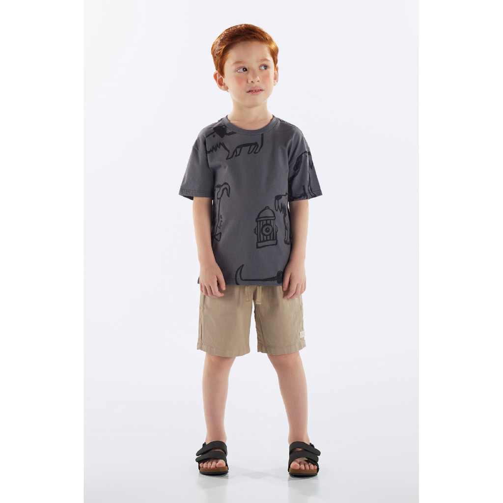 Camiseta em Algodão Infantil Up Baby