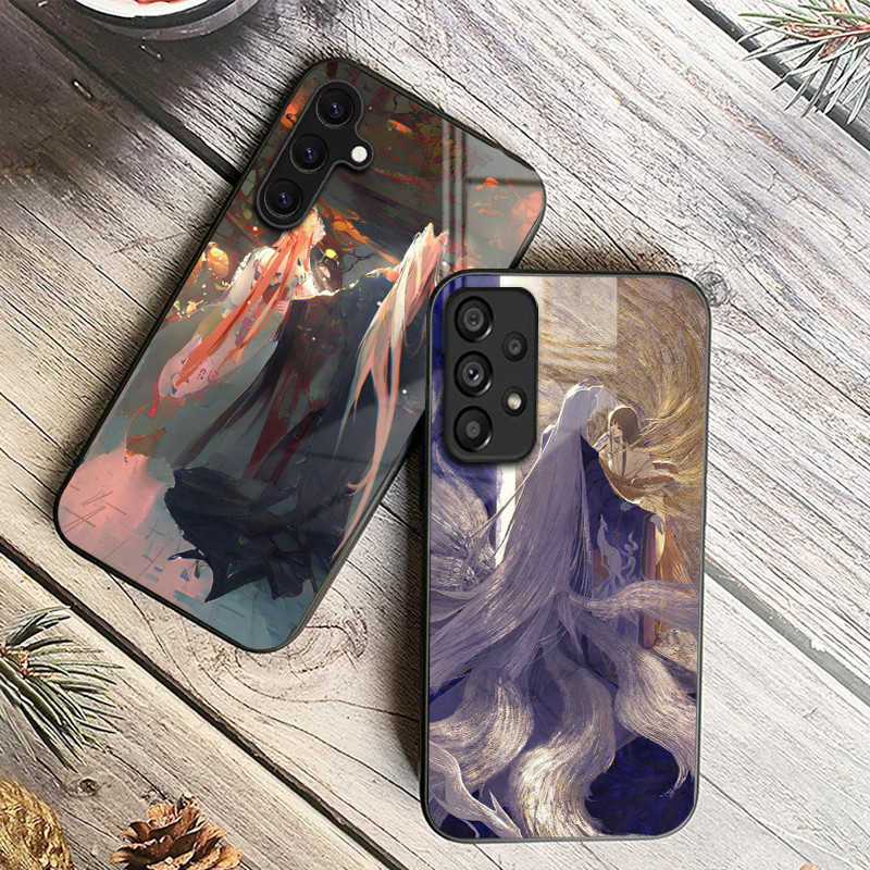 Kamisama Hajimemashita 01 Capa De Telefone De Vidro Para Samsung Galaxy A14 A16 A30 A22 A32 A33 A15 A35 A42 A55 A56 4G A