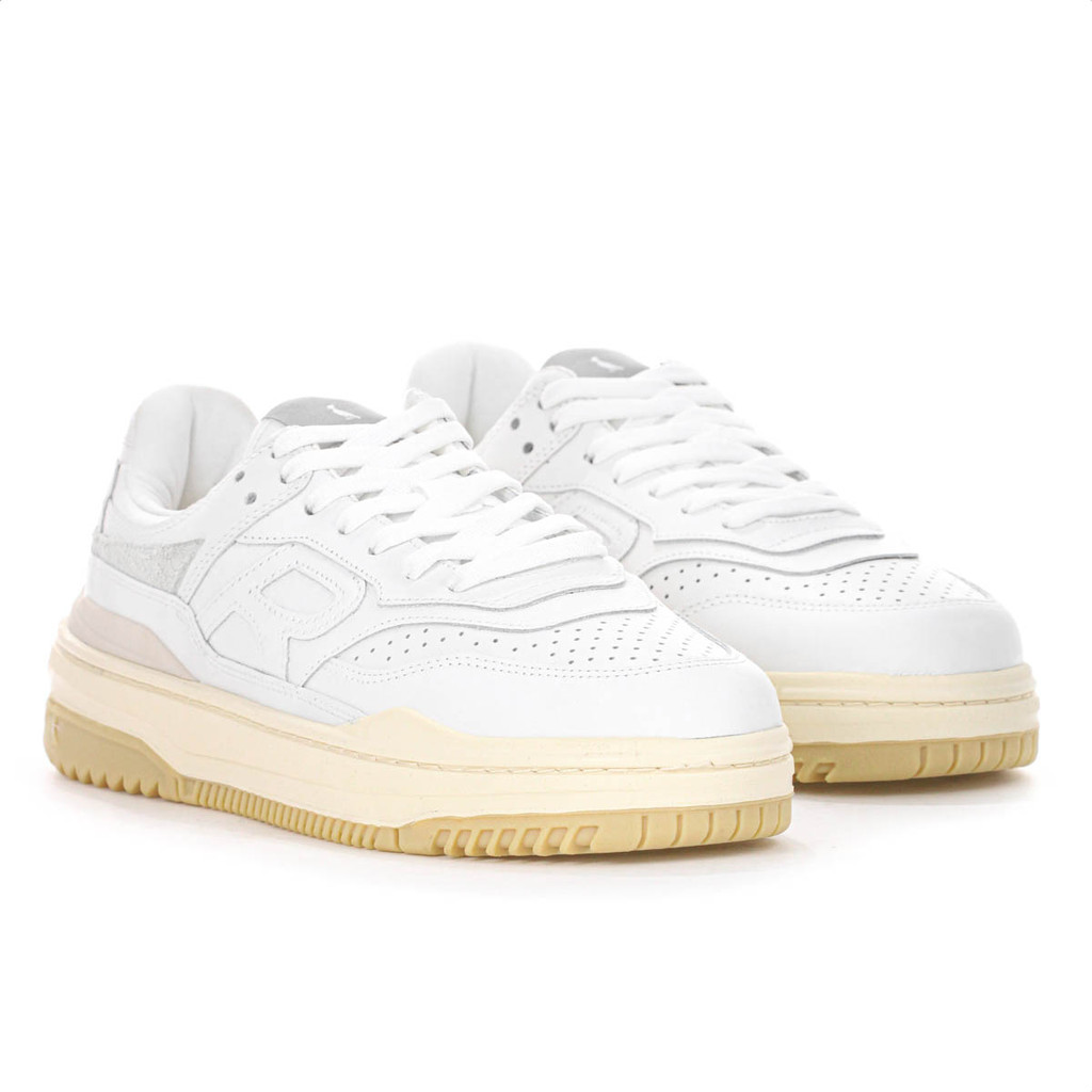 Detalhes do Tênis Reserva R-Broox Branco e Bege - Masculino