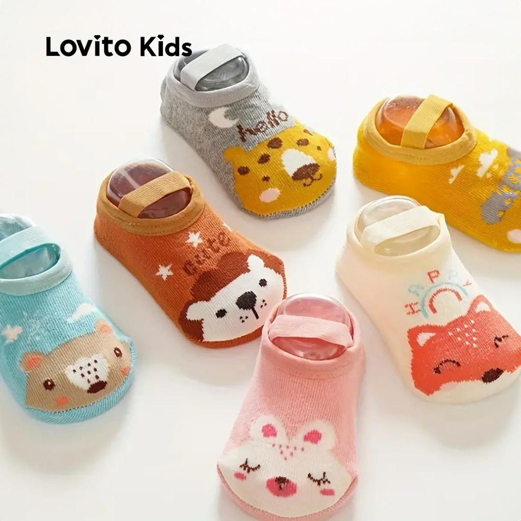 Lovito Meias Dopamina para O Deslocamento; Meias para Bebê e criança LCS20A40 em Oferta na Shopee