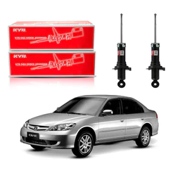 Par Amortecedor Traseiro. Civic 1.7 2004 A 2006