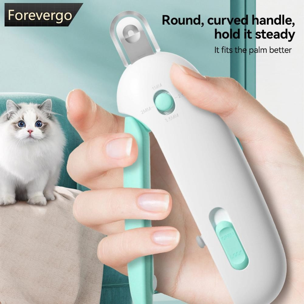 FOREVERGO Cortador De Unhas Para Animais De Estimação , Com Luz , Ferramentas De Manicure Gatos , Especializado Produtos