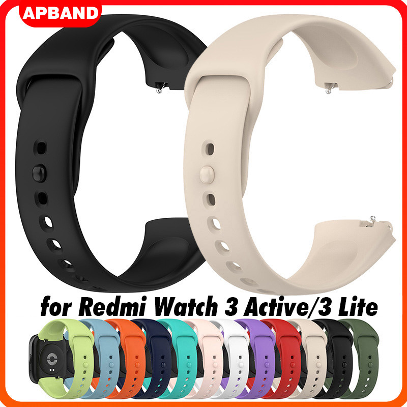 Pulseira De Acessórios De Silicone Relógio Smartwatch Strap Pulseira Para Redmi Watch 3 Active / Mi Watch 3 Lite
