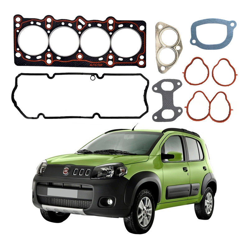 Jogo Junta Cabeçote Sabo Fiat Uno Way 1.0 Evo 2010 A 2016