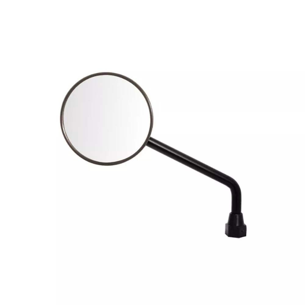 RETROVISOR MINI GVS REDONDO HASTE PRETA LENTE PRATA UNVERSAL (O PAR ) em Oferta na Shopee