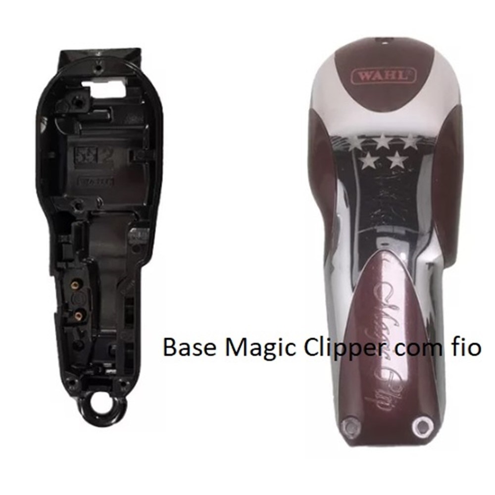 Carcaça Inferior Maquina Magic Clipper Com Fio Preto Cod 759
