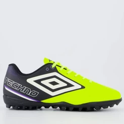 Chuteira Umbro Techno II Society Verde e Preta