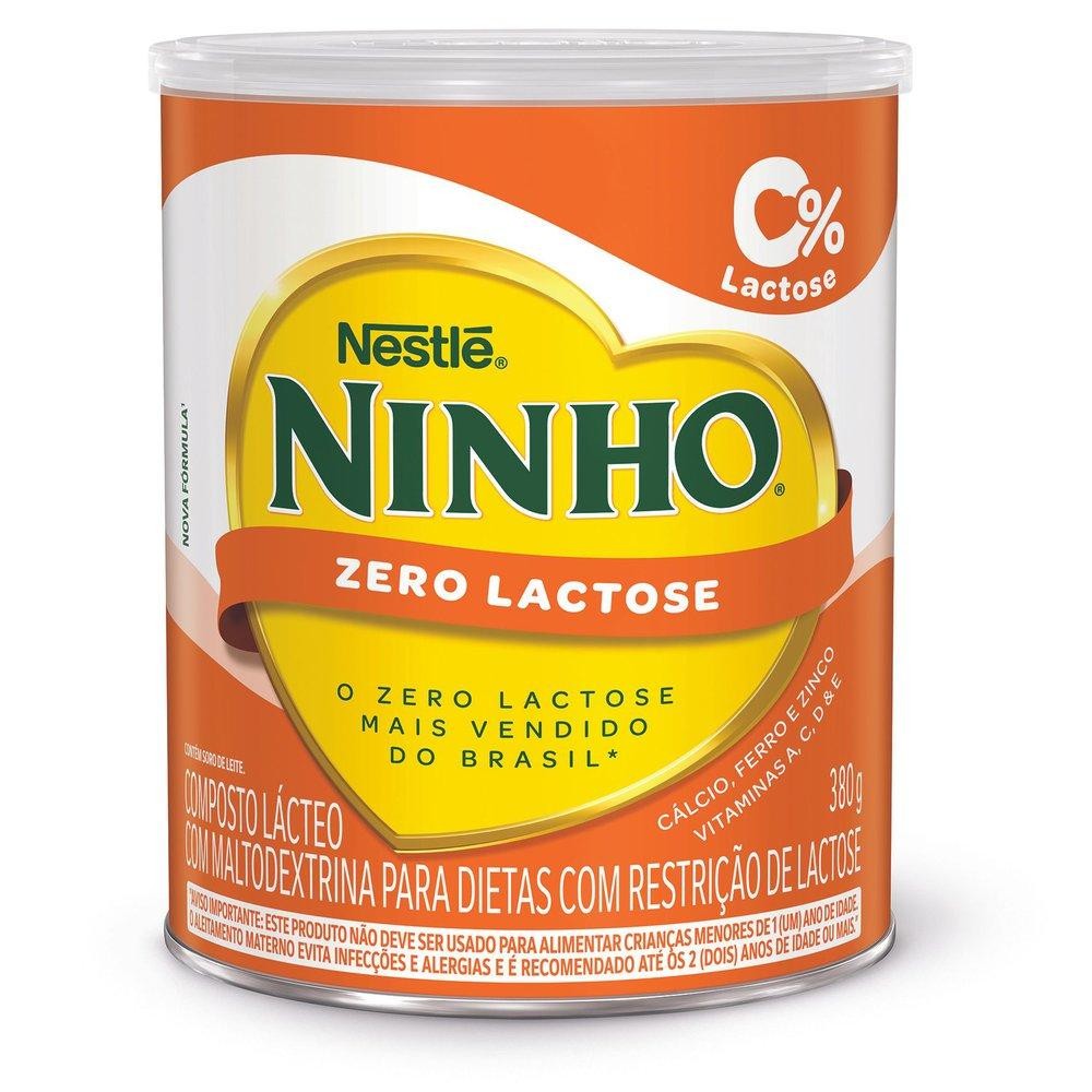 Composto Lácteo Ninho Zero Lactose 380g em Oferta na Shopee