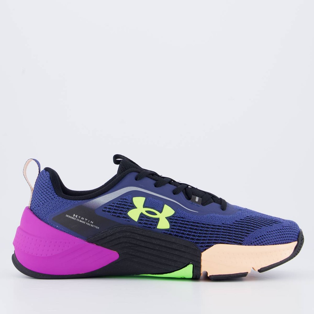 Tênis Under Armour Tribase Reps 2 SE Marinho e Roxo em Oferta na Shopee