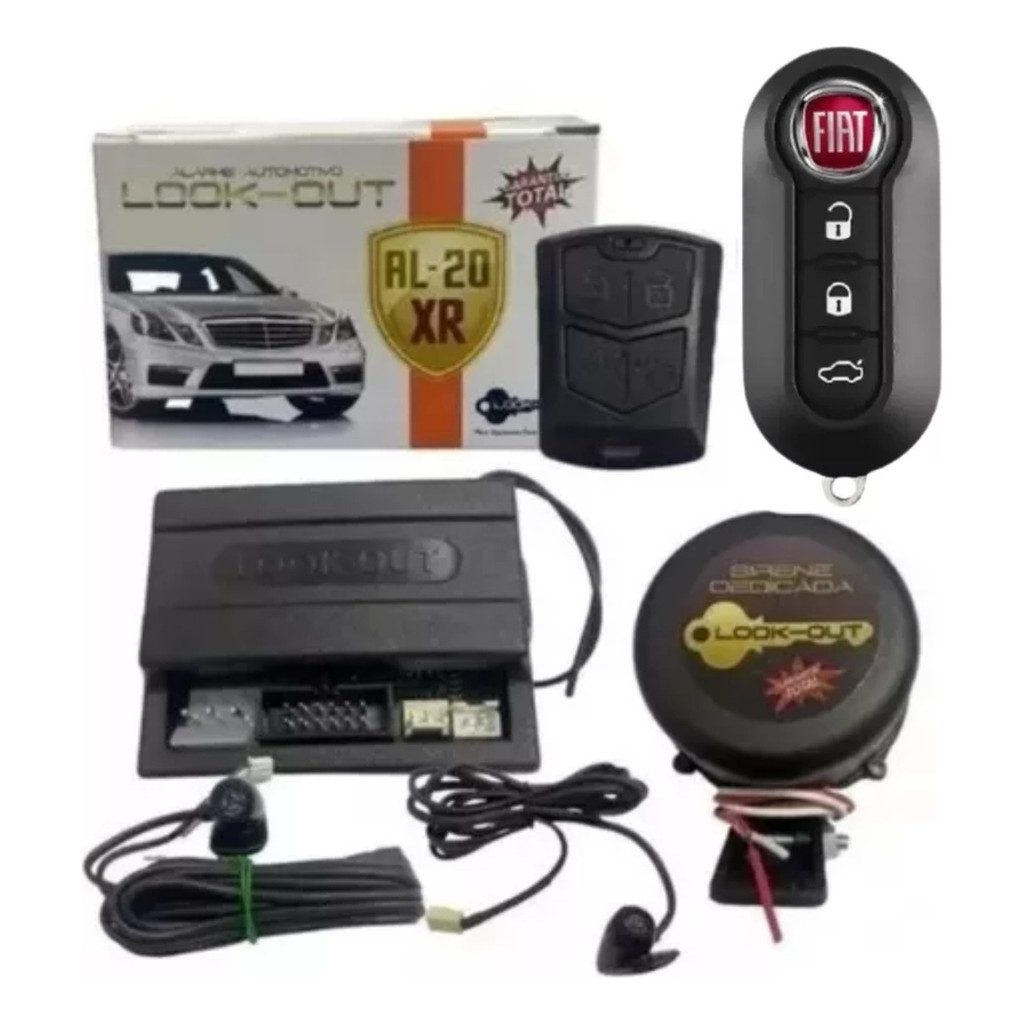 Alarme Automotivo Sistec Sxt 994 + Chave Canivete Fiat