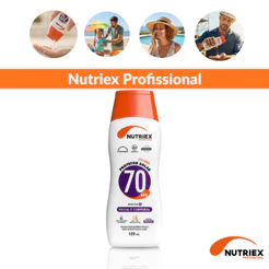 Protetor Solar Nutriex Fps 70 Facial Corporal Alta Proteção Uva Uvb Anti Envelhecimento
