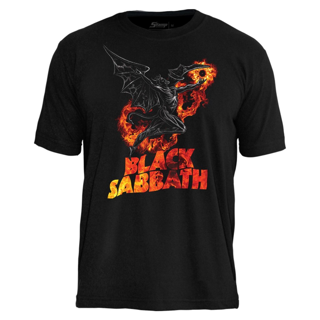 Camiseta Básica Banda de Rock Black Sabbath Camisa 100% Algodão Streetwear Temos Plus Size Lançamento - Envio Rápido — imagem 2 de 2