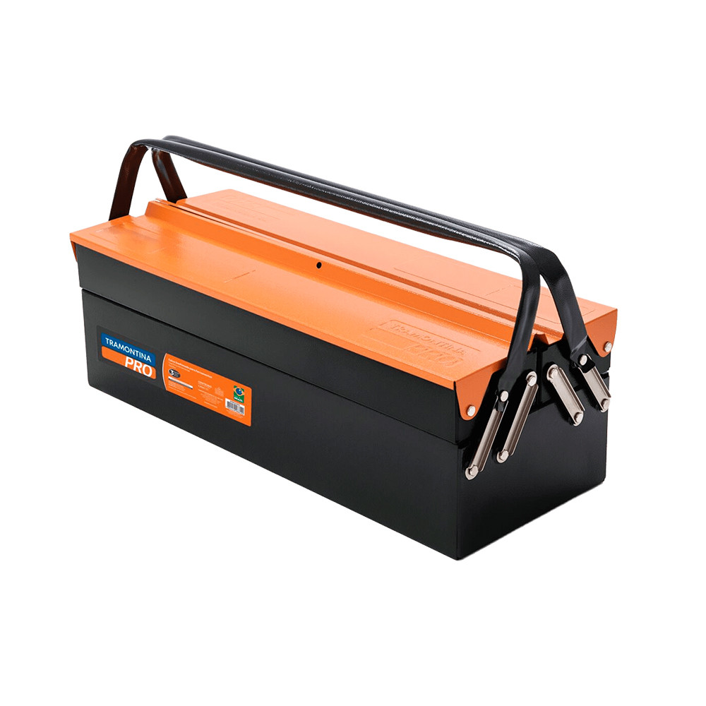 Caixa de Ferramentas Sanfonada com 3 Gavetas 52cm Tramontina PRO em Oferta na Shopee