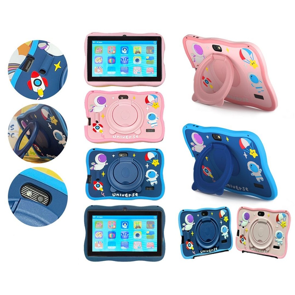 Tablet Infantil 7'' WiFi 128GB ou 256GB Android 8GB RAM Câmera Dupla Educativo BINGO em Oferta na Shopee