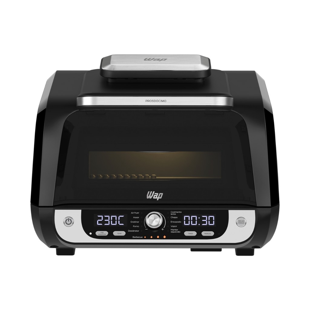 Fritadeira Elétrica Churrasqueira Wap Air Fryer Barbecue