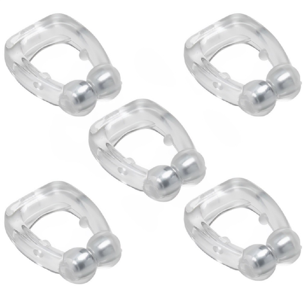 Kit com 2 ou 5 Dispositivos Anti Ronco - Clips Dilatadores Nasais Magnéticos para Melhorar o Sono e a Respiração em Oferta na Shopee